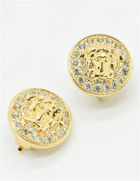 baby earrings versace|vintage Versace earrings.